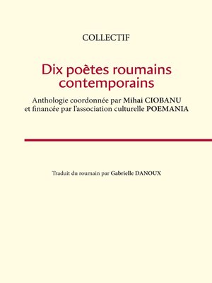 cover image of Dix poètes roumains contemporains